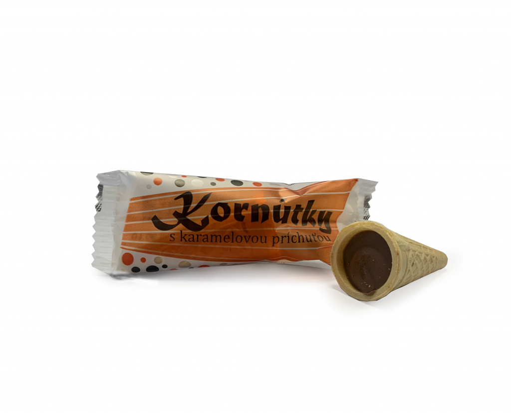 🍦Kornútky - Plnené karamelové - Tatrapak